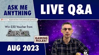 Monthly Live Q&A - Ask Me Anything - August 2023