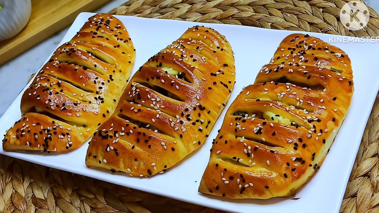 فطائر 👌👍تحضريهم كل يوم اخف من الريشة بدون عجن ولا أي مجهود بحشو لذيذ جدا