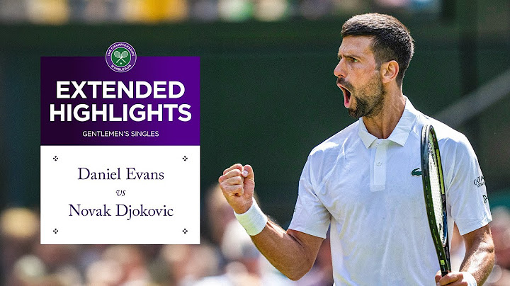 Simply too good! | Daniel Evans vs Novak Djokovic | Extended Highlights | Wimbledon 2025