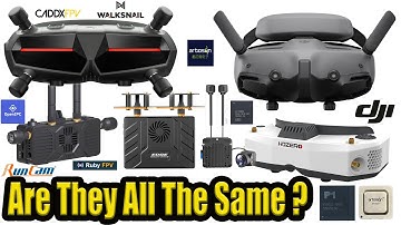 DJI O4 - Caddx Avatar - HDZero - OpenIPC-Ruby- Edge T3 - Digital FPV Technical Differences & History
