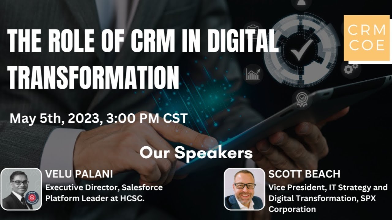 Role of CRM in Digital Transformation - YouTube