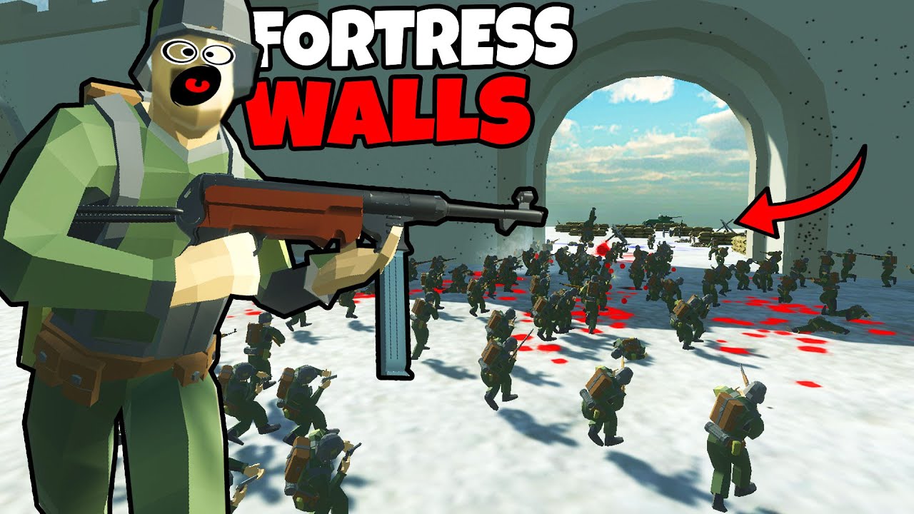 Largest Soviet WALL FORTRESS Defense EVER! - Ravenfield: WW2 Battle Simulator