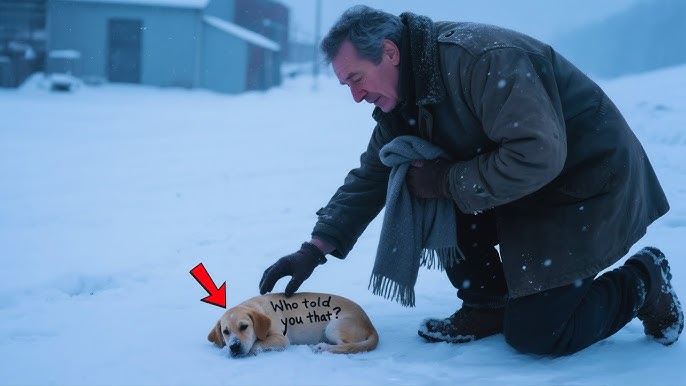 A Puppy Was Left to Die in the Middle of a Snowstorm—The Message on His  Body Changed a Man Foreve - YouTube