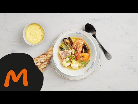 Video: Ricette Per La Classica Zuppa Bouillabaisse Francese + Foto E Video