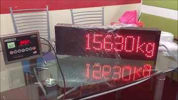 Weight Remote Display Panel Cardinal Storm 205 | LED Remote weight indicator Extender | Custronics