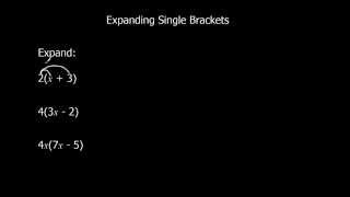 Expanding Single Brackets