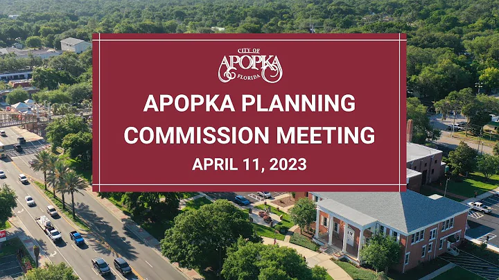 Apopka Planning Commission Meeting April 11, 2023