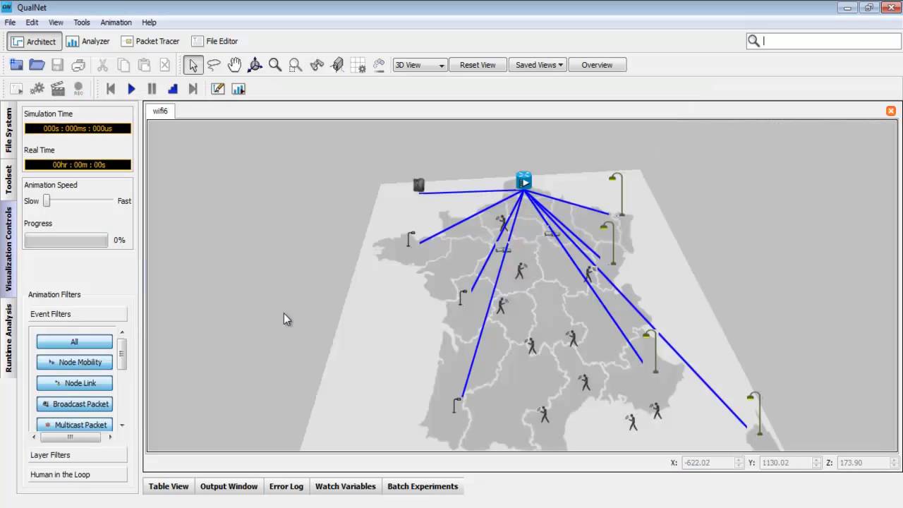 Wifi network simulator code - YouTube