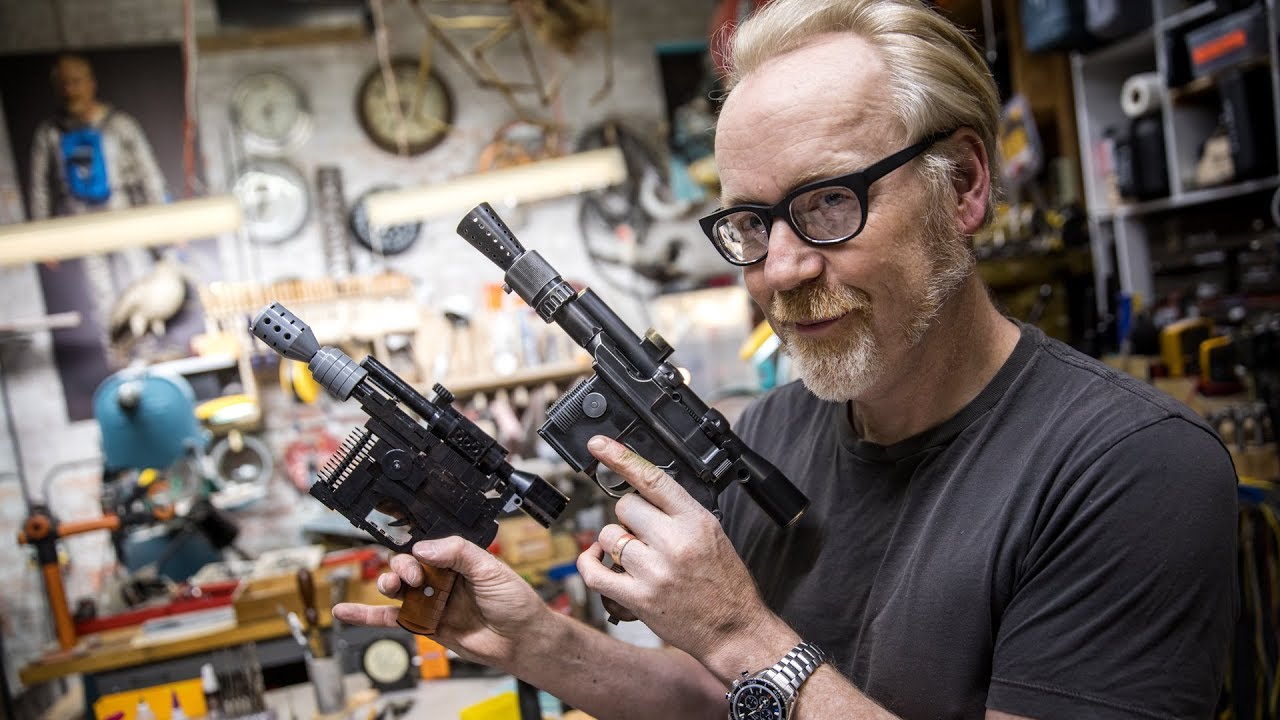 Adam savage han solo blaster