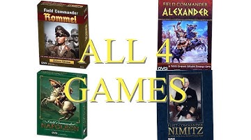 ALL THE FIELD COMMANDER BOARD GAMES