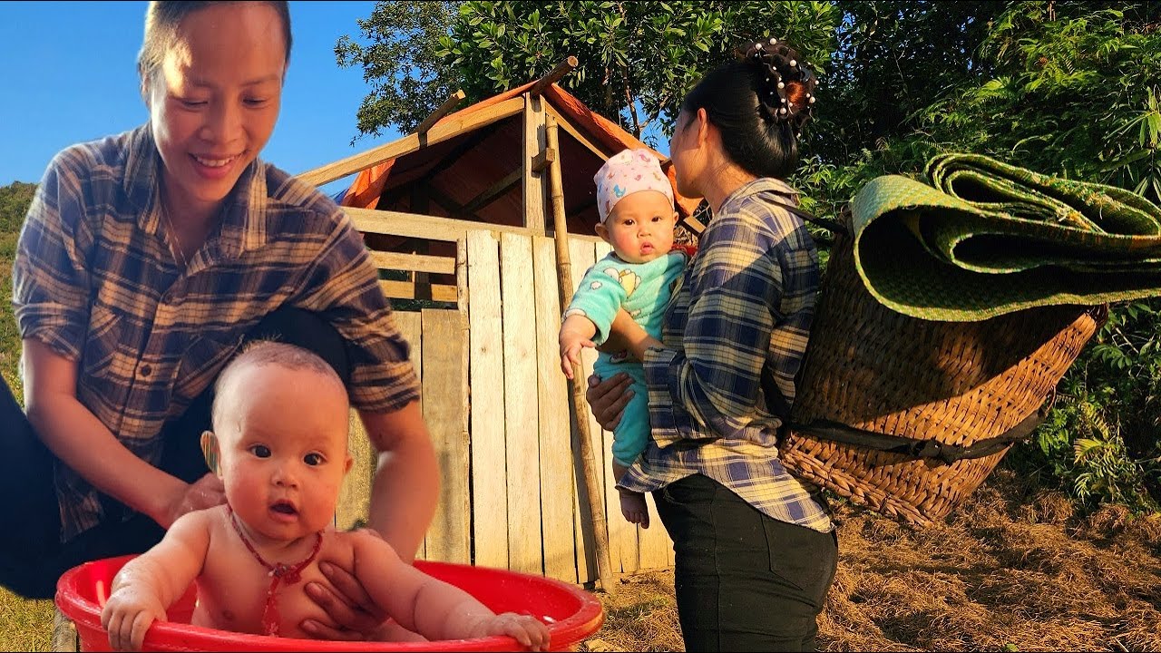 clean up abandoned house, have clean water, bathe baby and mother - Đặng Tâm