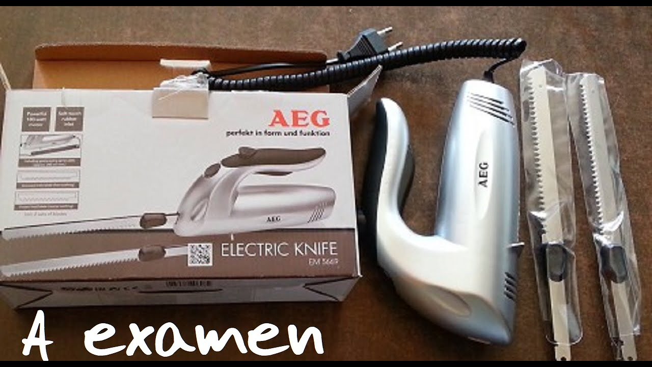 Cuchillo eléctrico AEG EM 5669 YouTube