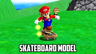 ⭐ Super Mario 64 PC Port - Mods - Skateboard Model - 4K 60FPS