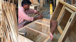 SKILLFUL Man Making BEAUTIFUL Wooden Bird Cage  AMAZING Skill of Cage Design from Wood