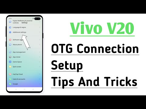 Vivo V20 OTG Connection Setup Tips And Tricks