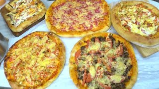 4 Потрясающих идей выпечки из дрожжевого ТЕСТА❗С копчёным фаршем ❗Новая пиццаШАУРМА ❗Очень ВКУСНО❗