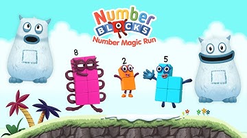Numberblocks 2,5,8 Number Magic Run - Meet the Numbers Two, Five, Eight | CBeebies Go Explore Game