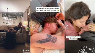 Roll Over While Cuddling to See Bf Reaction Tiktok Compilation