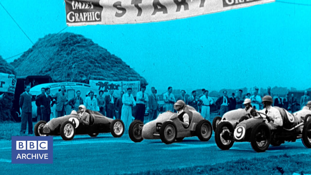 1948 GOODWOOD MOTOR CIRCUITs First Race Newsreel Classic BBC Sport BBC Archive