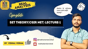 "Mastering CSIR NET Mathematics: Real Analysis on Sets, Bounds, and Key Concepts" Lecture-1