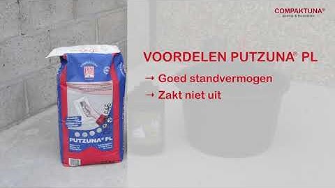 Watervaste pleister op cementbasis PUTZUNA PL