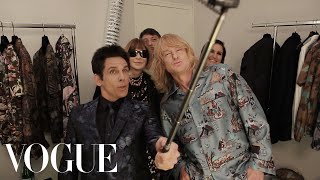 Anna Wintour Talks Runway Walks with Derek Zoolander and Hansel Backstage at Valentino