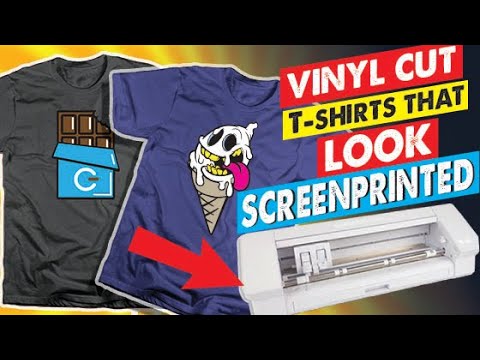 htv that looks like screen print