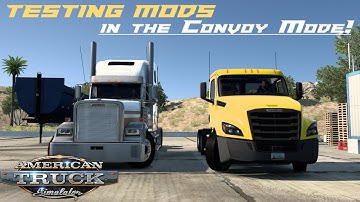 Testing out the new Convoy feature - With Mods! | ATS 1.41 Beta