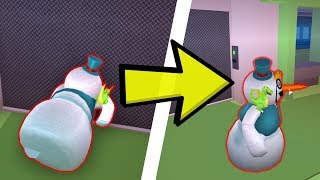 JAILBREAK SNOWMAN WALL GLITCH!