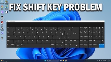How To Fix Both Shift Keys Not Working Windows 10 or 7 or 8  - Easy Fix