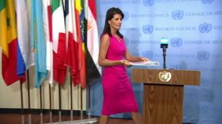 Ambassador Haley Updates the Press on IAEA Meetings in Vienna