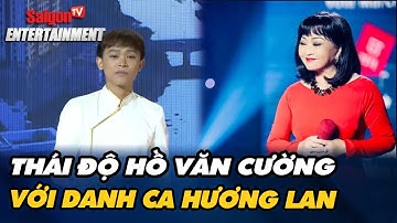 HỒ VĂN CƯỜNG gặp "SỰ CỐ TINH THẦN" trên sân khấu nhưng vẫn HÀNH XỬ LỄ PHÉP với DANH CA HƯƠNG LAN