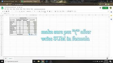 CSC098 - COMMUNITY SERVICE : How to use Basic Functions in Google Spreadsheet