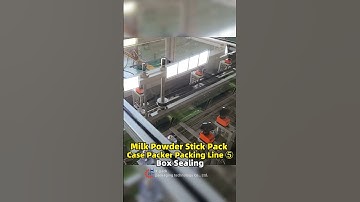 Milk Powder Stick Pack Case Packer Packing Line ⑤ Box Sealing