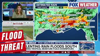 Persistent Rain To Bring A Risk Of Flooding To The Southern US