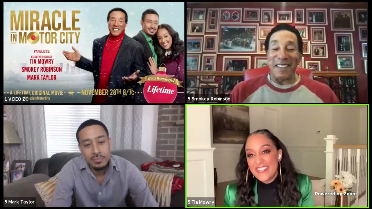 Smokey Robinson & Tia Mowry Talk Performing Together In Lifetime's Miracle In Motor City YouTube