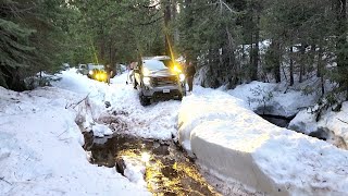 EXTREME SNOW WHEELING ADVENTURE in Bowman Lake, CA! ]art 2 ❄ #Offroad Action!