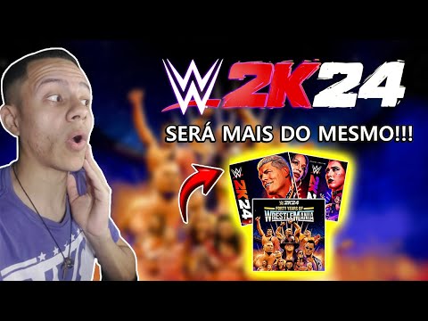 WWE 2K24 SERÁ MAIS DO MESMO!!! #wwe #wwe2k24