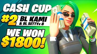 2ND PLACE DUO CASH CUP 🏆 ($1800) w/ Setty
