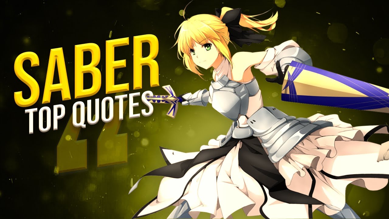 fate stay night saber quotes