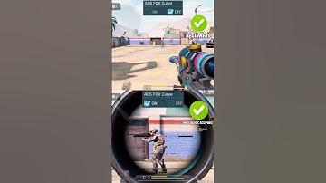 ✅Best Setting For Quick Scoping In COD MOBILE #shorts #trending #codm