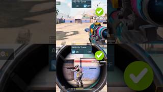 Best Setting For Quick Scoping In Cod Mobile