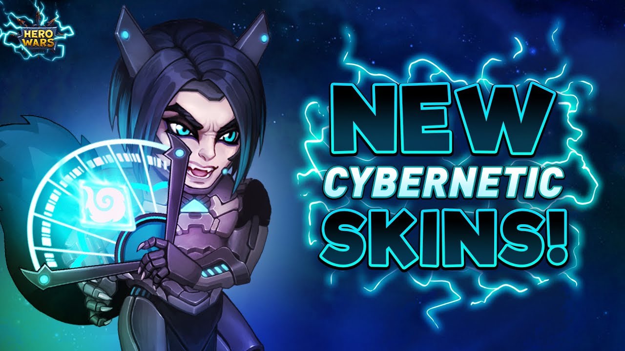 New Cybernetic Skins Hero Wars - YouTube 