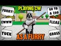 Dressing as a furry in combat warriors