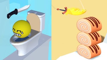 Almost Cut vs Slice Master - Very Satisfying and Relaxing ASMR Slicing Game