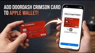 Add DoorDash Crimson Card to Apple Wallet | DoorDash Crimson Card Apple Wallet | Crimson Apple Pay