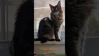 GTA V cat (Stable Diffusion)