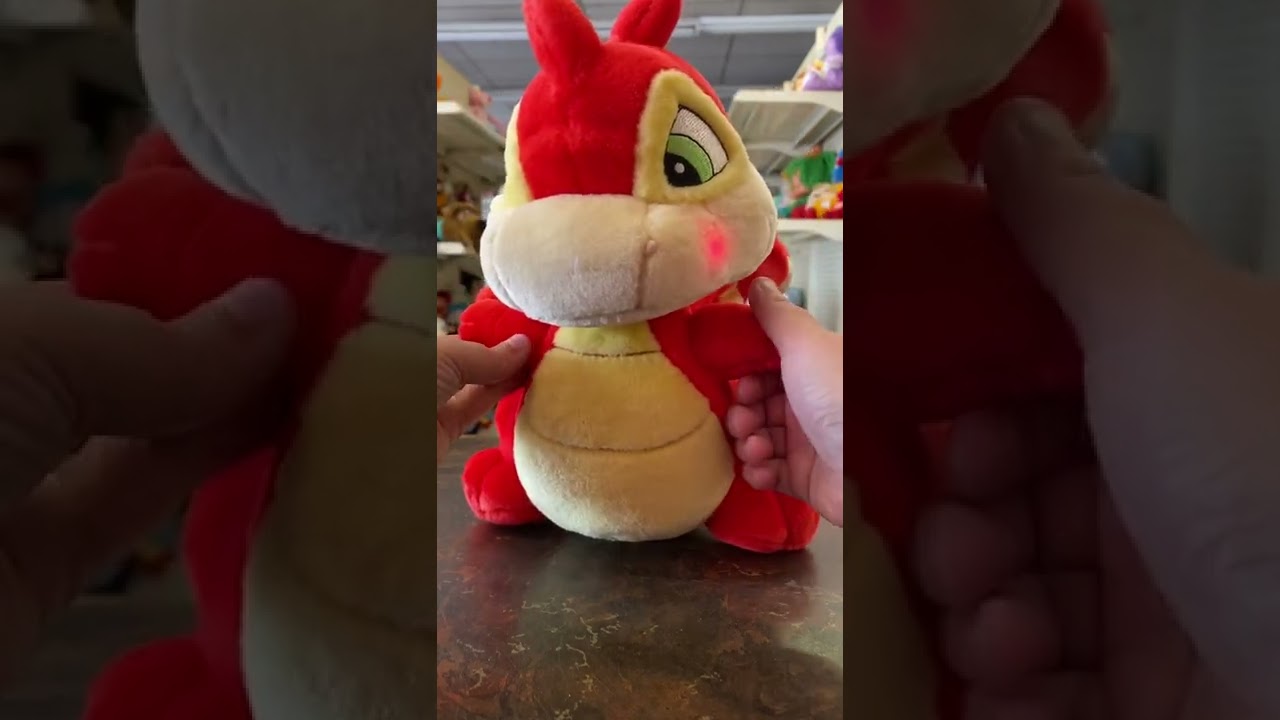 For eBay Neopet Interactive Scorchio plush demo