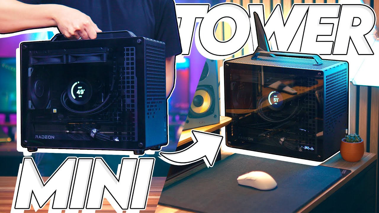 Esse foi o MENOR PC GAMER que eu já montei! Mini Tower Jonsbo Z20