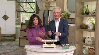 Connemara Marble Faux Pearl Coil Rosary Bracelet on QVC